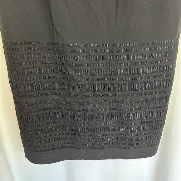 Kay Unger New York Black Sheath Cocktail Party Dress Size 8 - Picture 3 of 13